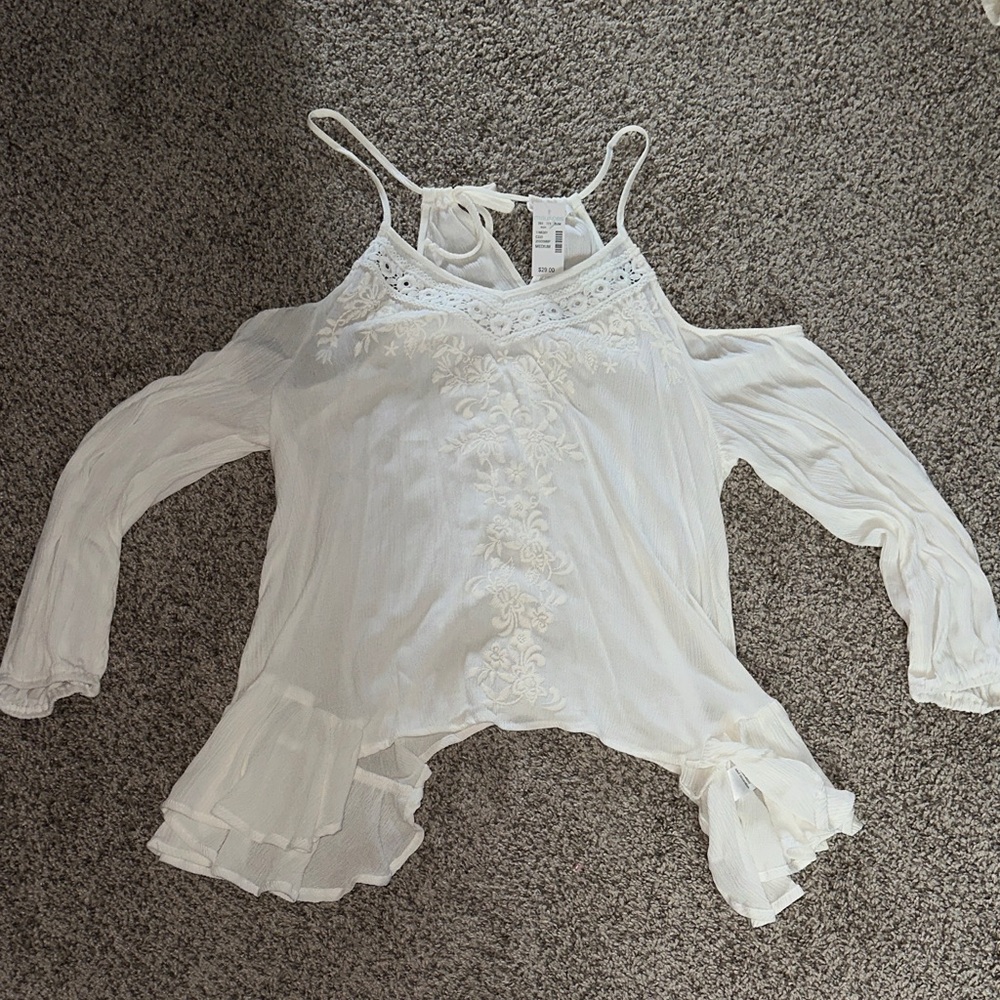 Elegant White Women's Top